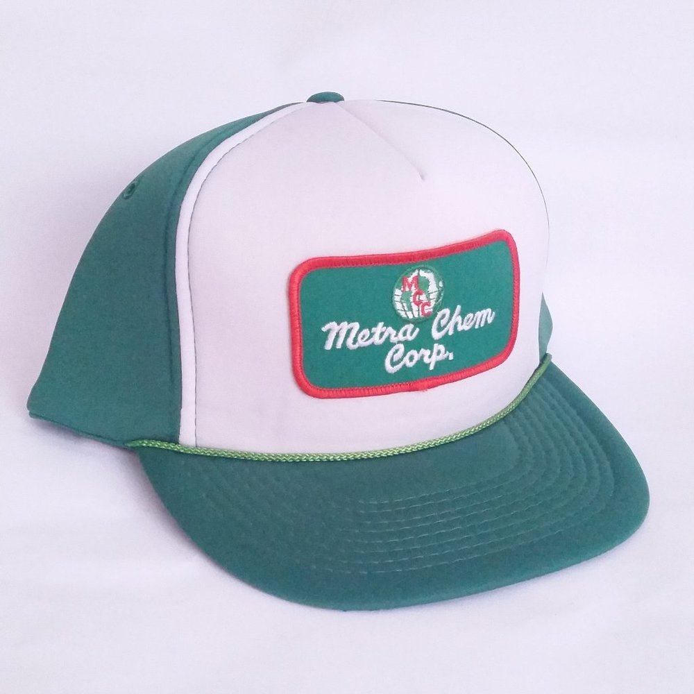 Vintage Trucker Hat Cap Metro Chem